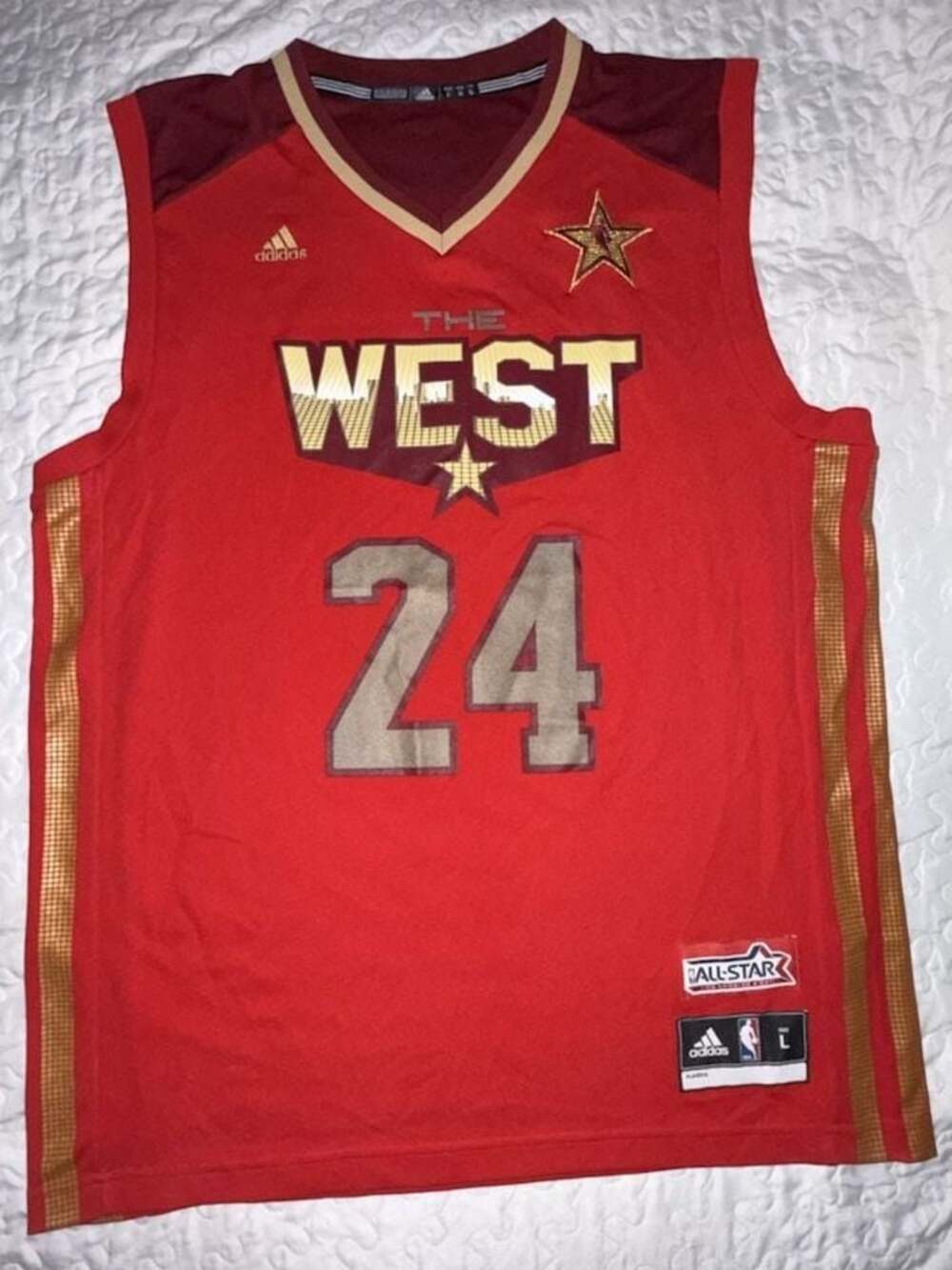 Adidas Kobe Bryant 2011 NBA All-Star Game The West #24 Jersey Size L